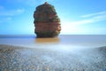 Sea stack in Ladram Bay Royalty Free Stock Photo