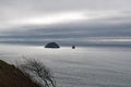 Sea stacks at the beach of Cape Blanco State Park in Oregon, USA Royalty Free Stock Photo