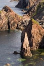 Sea stacks on Lewis Royalty Free Stock Photo