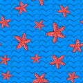 Sea starfish pattern