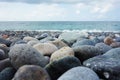 Sea stone background Royalty Free Stock Photo