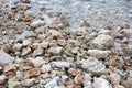 Sea stones background textures. Royalty Free Stock Photo