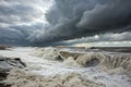 Sea storm landscapes Royalty Free Stock Photo