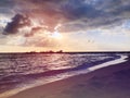 Sea sunset background. Amazing sea sunset Sunset sea picture. Sunset sea waves. Summer sunset.