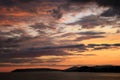 Sea sunset over Split, Croatia