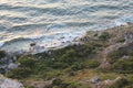 Sea surf on the coast of Dzhangul. Tarkhankut