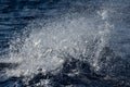 Sea surface bubbling for a underwater pipeline gas leaking like the nord stream