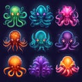 sea tentacles octopus ai generated