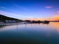 The sea in a time of stillness Royalty Free Stock Photo