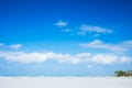 Sea and tropical sky in Caribbean beach Royalty Free Stock Photo