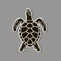 Sea turtle icon