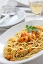 Sea urchin pasta Royalty Free Stock Photo