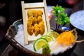 Sea urchin sashimi