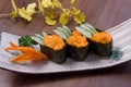 Sea urchin sushi Royalty Free Stock Photo