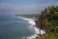 Sea in Varkala in India Royalty Free Stock Photo