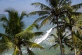 Sea in Varkala in Kerala state, India Royalty Free Stock Photo