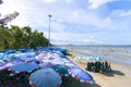 The sea view and Bangsaen beach are popular tourist attractions in Chonburi province