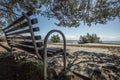 Sea view bench