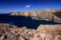 Sea view in Cala Domestica, Sardinia, Italy. Royalty Free Stock Photo