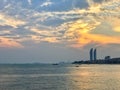 An sea view of the city Xiamen