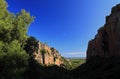 Sea View from The Gorges D'Blavet, The Var