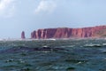 Sea view of heligoland island Royalty Free Stock Photo