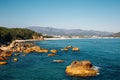 Sea view from Igari Anchor Observatory in Pohang, Korea Royalty Free Stock Photo