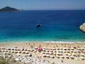 Sea view of Kaputas Beach in Turkey