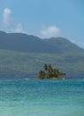 Sea view in Las Galeras, Dominican Republic Royalty Free Stock Photo