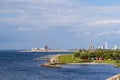 Sea view near Malmo, Sweden Royalty Free Stock Photo