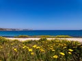 Sea view from old path Royalty Free Stock Photo