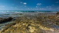 Sea view. Panorama of sea and sky. Sea idyll. Royalty Free Stock Photo