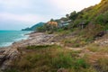 Sea view point Lad Koh and big stone beach, Koh Samui, Thailand Royalty Free Stock Photo