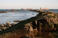 Sea view from Punta San Garcia, near Algeciras. Royalty Free Stock Photo