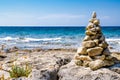 Relaxing Sea View on a sunny day. Royalty Free Stock Photo