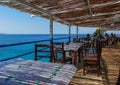 Sea view restaurant at Pulebardha beach