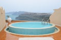 The sea view swimming pool with jacuzzi