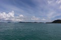 Sea in yacht cruise at Phuket, Thailand Royalty Free Stock Photo