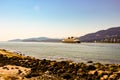 Sea walk at the Kitsilano Beach Park at Downtown of Vancouver, Canada Royalty Free Stock Photo