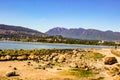 Sea walk at the Kitsilano Beach Park at Downtown of Vancouver, Canada Royalty Free Stock Photo