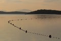 The sea water area is intended for bathing holidaymakers fenced with buoys for safety. Rest on the water in the early morning. Sun