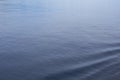 Sea water closeup with rippled surface and blue depth. Oceanic cruise liner trail in clean blue water. Royalty Free Stock Photo