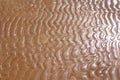 Sea Water and Sand Structure Golden fine sand