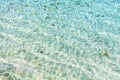 Sea water ripples texture, water waves surface, transparent light blue ocean water top view, clear aqua background, underwater