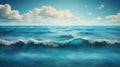 sea and wave background, ocean Royalty Free Stock Photo