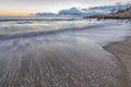 Sea wave close up