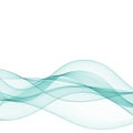 Sea wave. Curved blue lines. abstract vector background. eps 10