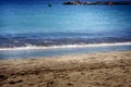 The sea wave foam on beach Royalty Free Stock Photo