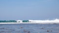 Sea wave at high tide. Tide. Bali Sea, Indonesia. A big wave is moving towards the shore