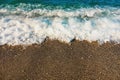 Sea wave near the beach